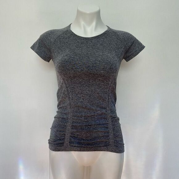Athleta Ruched Sides Running T shirt - Picture 1 of 7